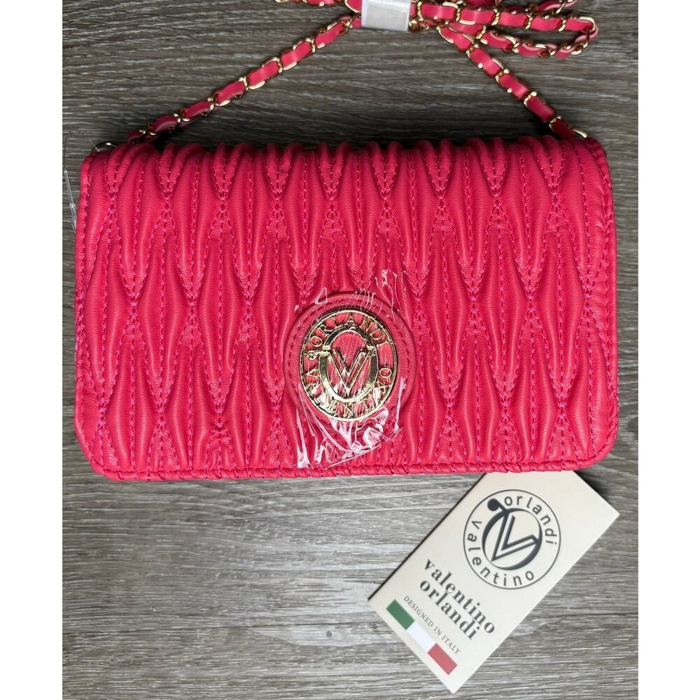 NWT Pink Valentino Orlandi Crossbody Bag - Quilted Chic